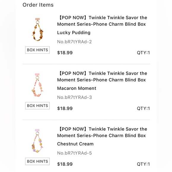 Twinkle Twinkle MACARON MOMENT Savor The Moment Beaded Phone Charm AUTHENTIC NIB - Picture 10 of 10